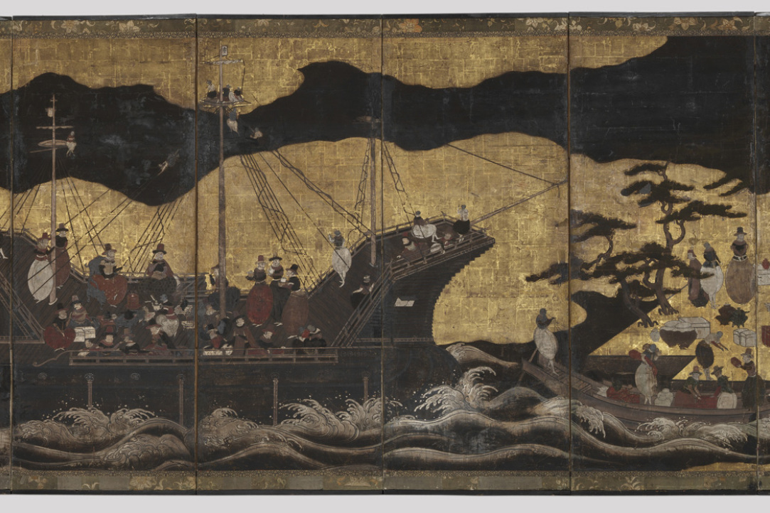 Ширма. Япония, Киото, начало XVII века.