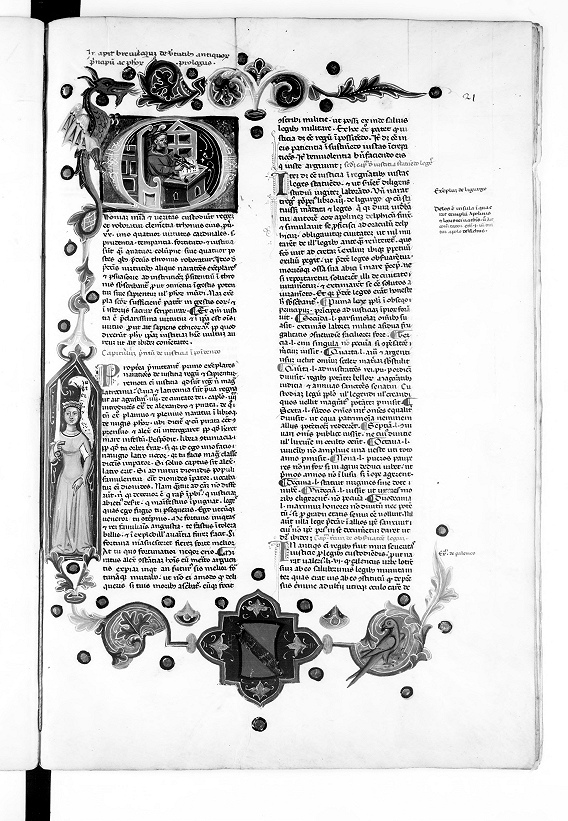 Breviloquium de virtutibus. BnF, Ms lat 6346, fol. 21r